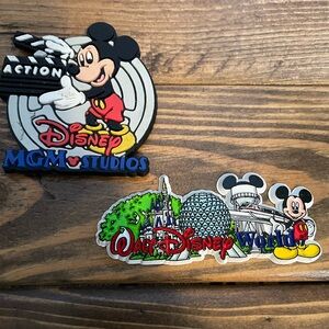 Disney Vintage Magnets MGM Studios Walt Disney World Epcot Center 1990’s